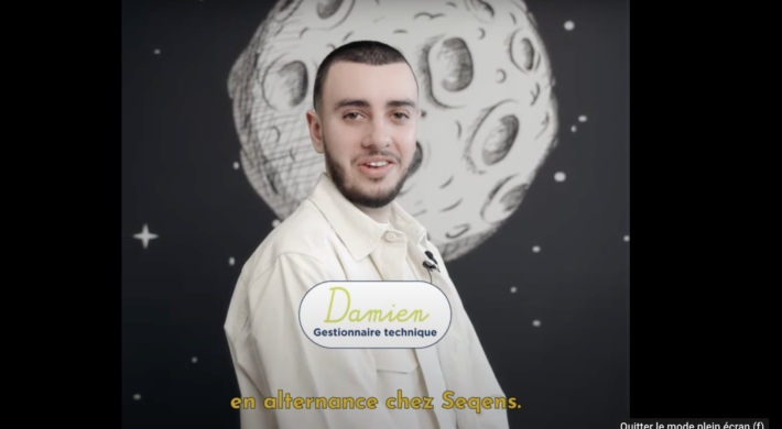 Découvrez Damien, Gestionnaire technique en alternance